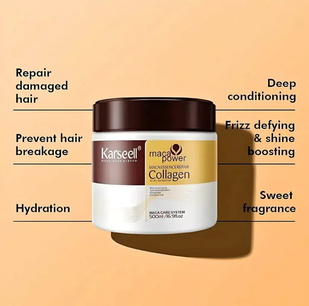 Karseell Collagen Hair Treatment Deep Repair Conditioning 16.9 oz